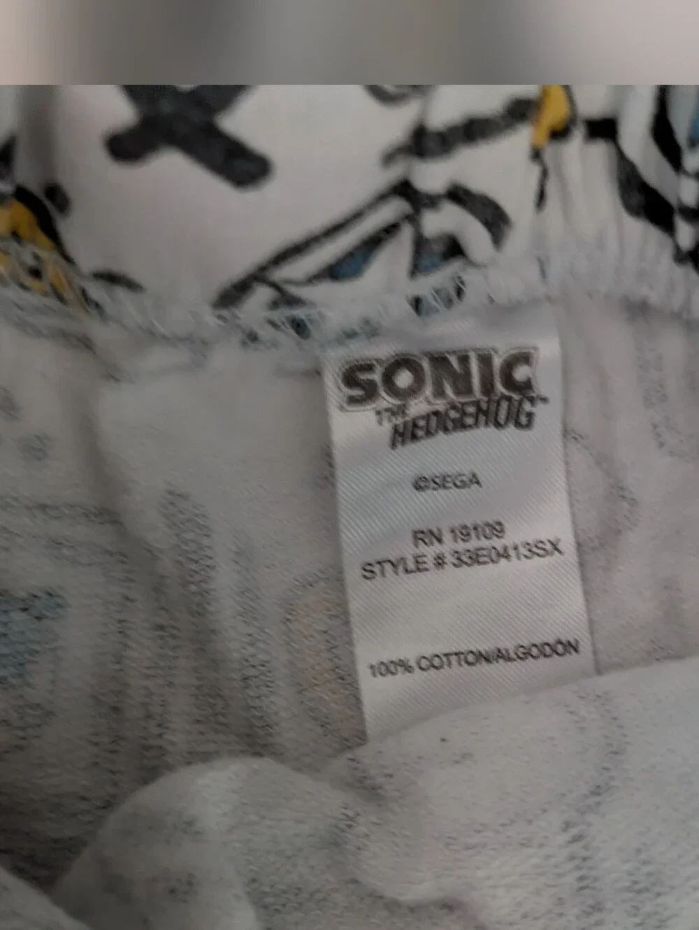 GUC Sonic the Hedgehog shorts & t-shirt set